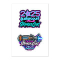 Stranger Court 2025 Starcourt Mall Sticker Sheet — full sheet