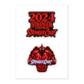 Stranger Court 2024 Stranger Things Sticker Sheet — full sheet