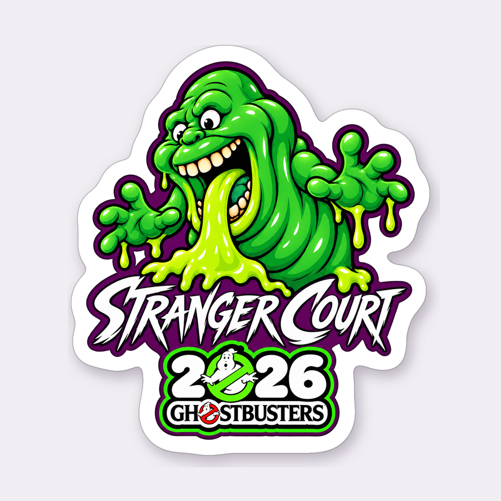 Stranger Court 2026 Ghostbusters Sticker Sheet — Slimer sticker