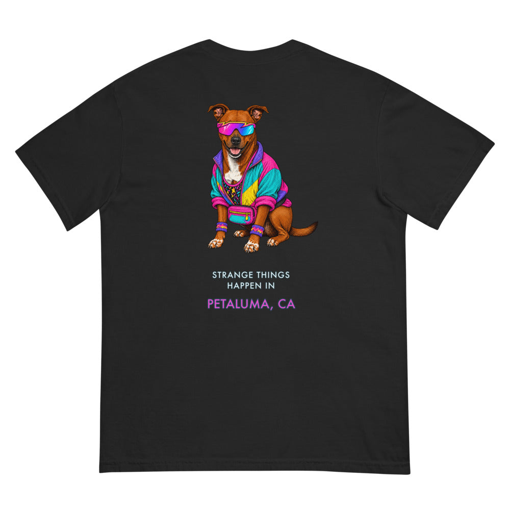 2025 Stranger Court Experience — Rusty Edition Men's Tee — flat lay, back